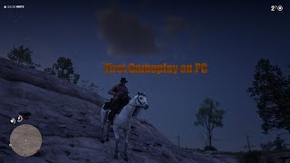 Red Dead Redemption 2 \u0026 My first gameplay on PC as PS5 Player