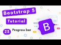 Bootstrap Progress bar latest version by html css