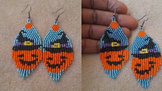 Bead the spooky pumpkin with me!!🎃🎃 #spookyseaseon,#brickstitch