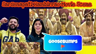 Sarsenapati Hambirrao Movie Scene Reaction | Pravin Tarde, Gashmeer Mahajani | Marathi movie |