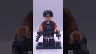 Unofficial Lego Levi Ackerman from Attack on Titan anime series minfigure #legoanime