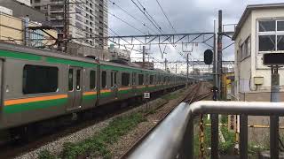 JR上野東京ライン回送電車15両