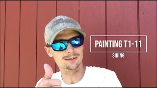 Painting T1-11 Siding