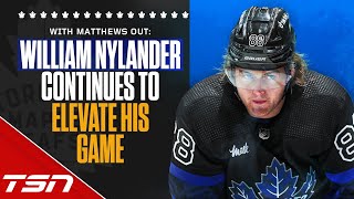 What allows Nylander to elevate when Matthews is out?