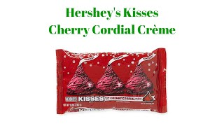 FoodMania Review: Hershey's Kisses Cherry Cordial Crème