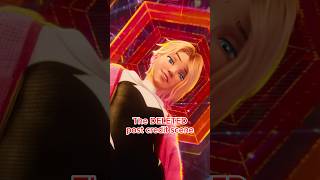 CRAZY DELETED Post Credit Scene for Spider-Man Across the Spider-Verse REVEALED!