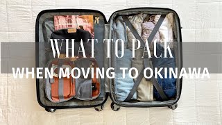 What To Pack When Moving To Okinawa/PCS to Japan.