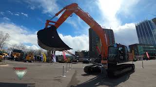 2022  Hitachi ZX300 7 Medium Excavator Walkaround and Demonstration Atest Expo IEC