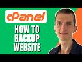 How To Backup Your Website On Cpanel (2023)