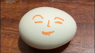 Raw egg peeling challenge : ASMR Live #157