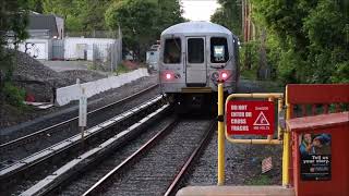 MTA SIR: A Quick Late Evening Action at Old Town Station On The SIR With R44s