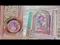 An Inverted Stepper card with Hunkydory's member free gift Just for Her - Fabulous Moments