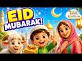 Eid ul Adha Song for Kids 🐐🎶  Islamic Kids Song  Eid Mubarak Song  Qurbani & Sharing Song |Educastle