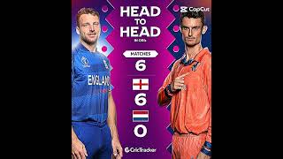 ENGLAND VS NETHERLAND HEAD TO HEAD MATCHES #cricketshort #worldcup #nedvseng #worldcup2023