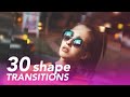 30 Geometric Transitions Pack Premiere Pro Templates