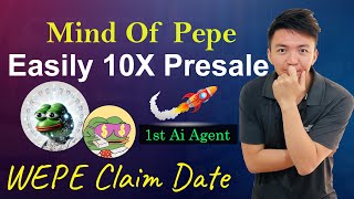 Mind Of Pepe Presale 10X Easily | Wall Street Pepe Claim on 17 Feb | First Ai Agent Presale