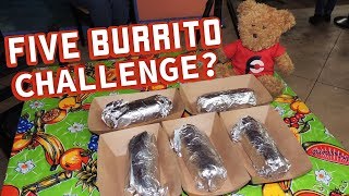 Punisher Burrito Challenge in Kentucky!! (5 Big Burritos)