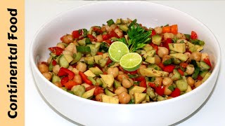 High Protein Chickpea Salad (Plant-based) | Healthy Salad Recipe for Weight Loss By Continental Food