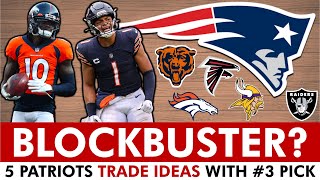 New England Patriots BLOCKBUSTER TRADE Ideas With #3 Pick In NFL Draft Ft Justin Fields, Jerry Jeudy