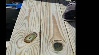 straighten bowed decking boards quick and easy