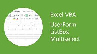 Excel VBA UserForm ListBox Multiselect