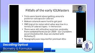 Our Clinical Experience with Swept Source Biometry IOLMASTER 700 -Dr  Anand Shroff