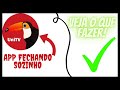 APP UNITV FECHANDO SOZINHO - COMO RESOLVER - Canal do Guga