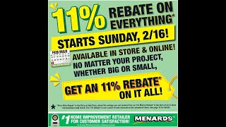 Menards Weekly Ad February 16 – March 2, 2025