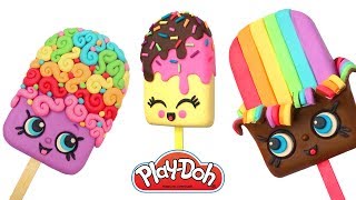 Play Doh Ice Cream Family. Cute Kawaii Food DIY. Play Doh Video Compilation Tutorials for Kids