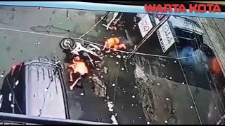 terekam CCTV, dua petugas PPSU terpental Dihajar Avanza