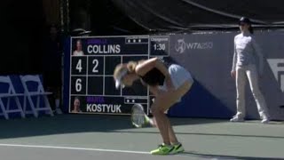 Danielle Collins Breaks racket 🏸💥🤦‍♀️😡🤬 Vs Marta Kostyuk 🇺🇦 WTA Tennis Coverage