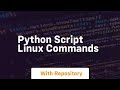python script linux commands