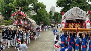 令和6年5月19日　八幡 都賀　六甲八幡神社宮入