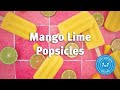 Mango Lime Popsicles | ONIE Project