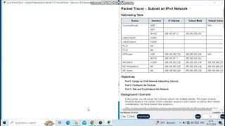 11.5.5 packet tracer - subnet an ipv4 network