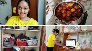 First Vlog In 2019 |సంక్రాంతికి ఇల్లు శుభ్రం చేసుకోవటం మొదలుపెట్టారా ? | గులాబ్ జామున్ మొదటి సారి