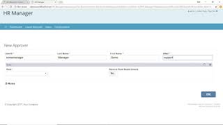 Leave Request Workflow with WorkflowFirst