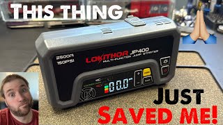 This Product Saved Me Today! Lokithor JP400 Jump Starter