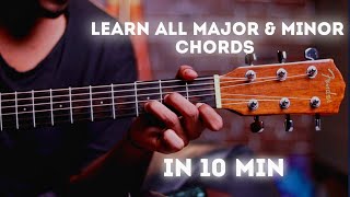 All major and minor chords on guitar | sandeep mehra