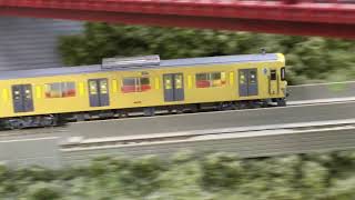 【鉄道模型】西武9000系9105F ワンマン車 室内にスタンションポールや手摺類を生やして貸レで試運転