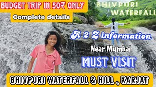 Bhivpuri waterfall 2024 | Bhivpuri trek | Bhivpuri farm house | Best hill station near mumbai