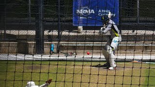 KL Rahul at nets: 2 minutes of solid defense, cracking drives in Adelaide - BGT - IND vs AUS