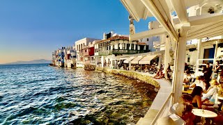 A Look At Little Venice, Mykonos, Greece