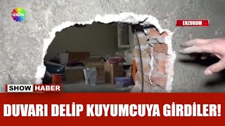 Duvarı deldiler, 23 kilo altın çaldılar