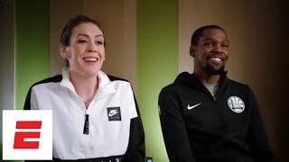 Kevin Durant and Breanna Stewart on Seattle embracing Sonics' NBA return, inspiring each other