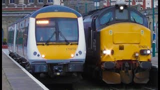 DRS 37423 + 37405 On The Short Set At Norwich , Lowestoft , Brundall  \u0026 Great Yarmouth