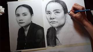 how to draw portrait (วิธีวาดรูปพอร์ทเทต)