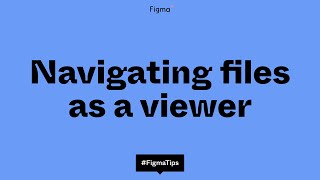 Navigating files as a viewer