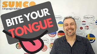 idioms 101 - bite your tongue