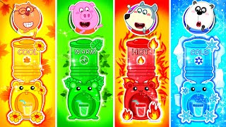 The Four Elements Drink: Fire, Water, Air, and Earth 🤩 Learns Good Habits 🥰 Wolfoo Kids Cartoon 🇨🇦